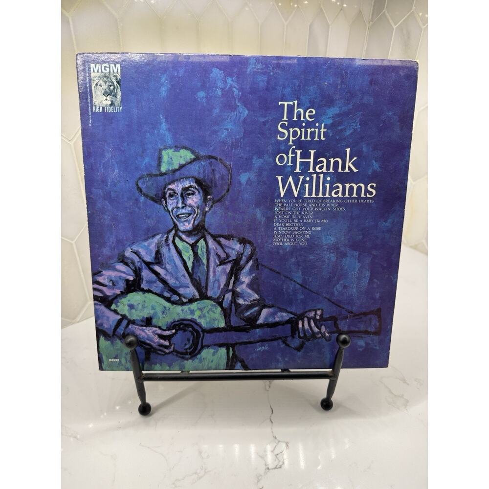 HANK WILLIAMS - The Spirit of Hank Williams LP Vinyl Record VG+